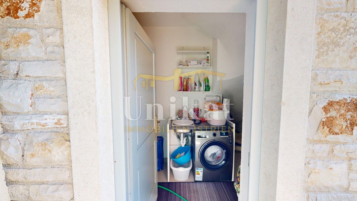 Dvojna hiša z bazenom v istrskem slogu